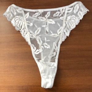 Lise Charmel Thong Panty France Couture Embroidery